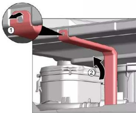 SIEMENS SE43HS36TE - Odstranění přepadového odtoku - 2
