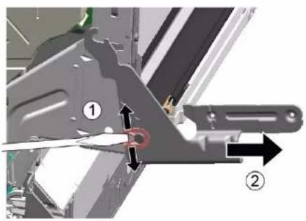 NEFF S355HCX29E - Ta bort luckans gangjarn - 1