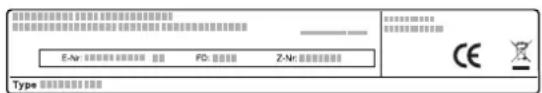 CONSTRUCTA CC4P91562 - Product number (E-Nr.) and production number (FD) - 1