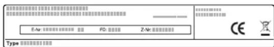 CONSTRUCTA CC4P91262 - Product number (E-Nr.) and production number (FD) - 1