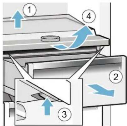 GAGGENAU RB282705 - Taking out the partition - 1