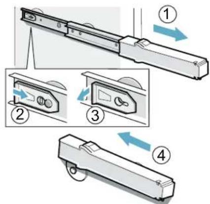 GAGGENAU RB282705 - Installing telescopic rails - 1