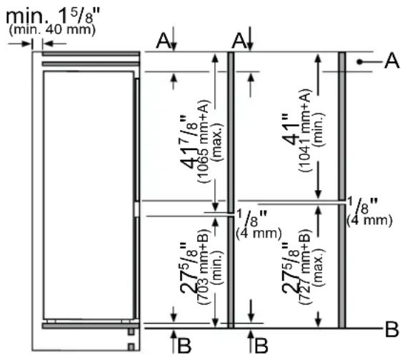 GAGGENAU RB282705 - Preparing furniture doors - 1
