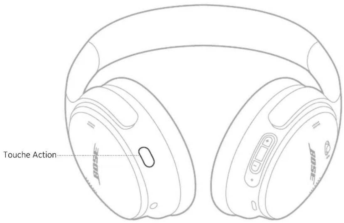BOSE QuietComfort 45 - Touche Action - 1