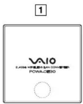SONY PCWADE30 - Auspacken des Access Point - 1