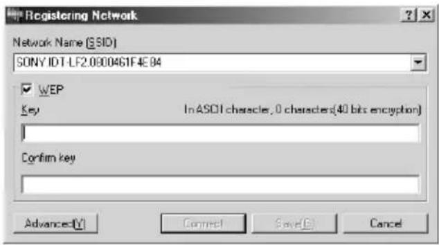 SONY PCWAC300S - Connecting to the Access Point with Wireless Panel (Windows Me/2000 operating system) - 2
