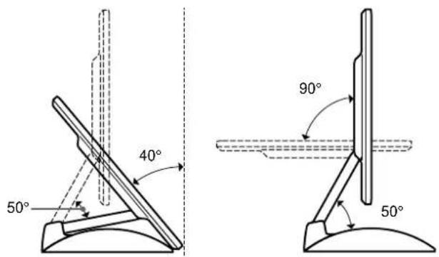 SONY SDMN50R - Réglage de l'inclinaison et de la hauteur - 1