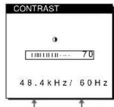 SONY SDMN50R - Adjusting the contrast (CONTRAST) - 1