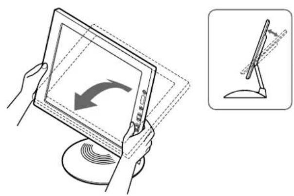 SONY SDMN50R - To adjust the tilt and height - 3
