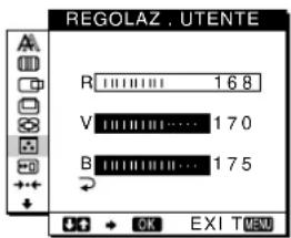 SONY SDMN50R - Regolazione della temperatura di colore (COLORE) - 1