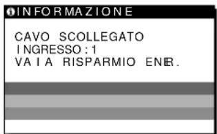 SONY SDMN50R - Se sullo schermo appeare il messaggio CAVO SCOLLEGATO - 1