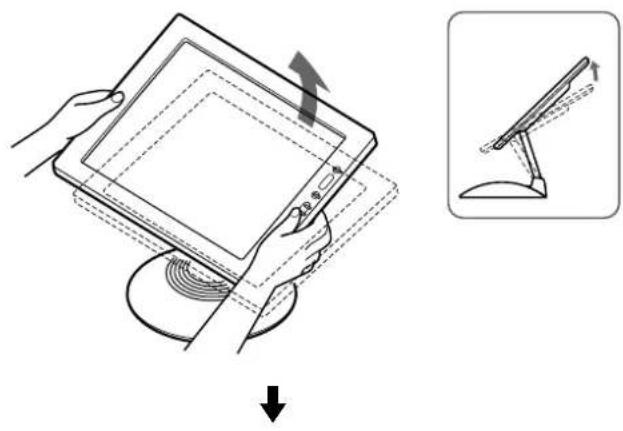 SONY SDMN50R - To adjust the tilt and height - 2