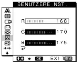 SONY SDMN50R - Einstellen der Farbtemperatur (FARBE) - 1
