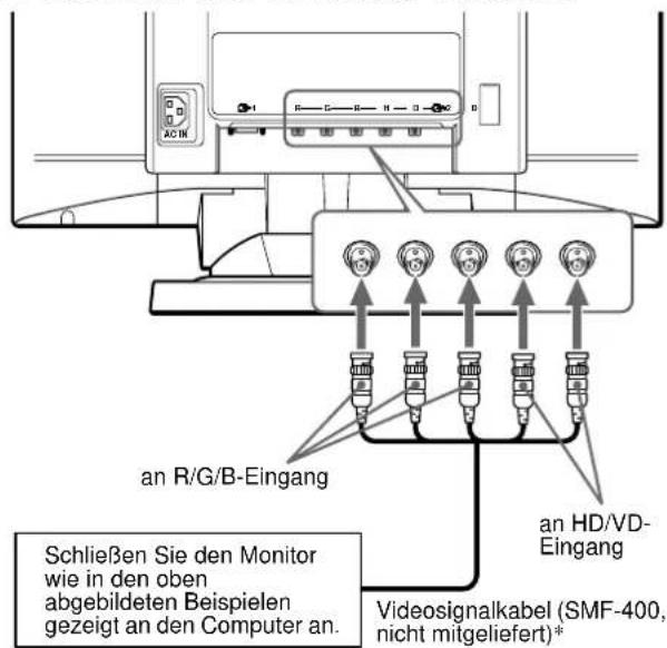 SONY GDMFW900 - ■ Anschlieben an einen Macintosh-Computer - 2