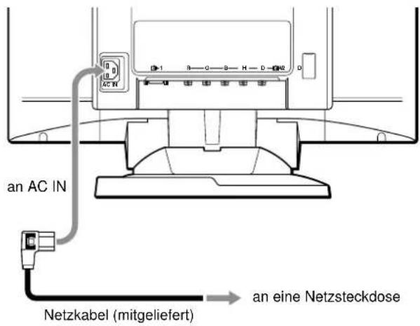 SONY GDMFW900 - Schritt 2:Anschlieben des Netzkabels - 1