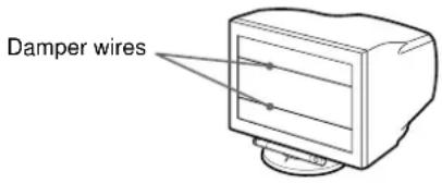 SONY GDMFW900 - If thin lines appear on your screen (damper wires) - 1