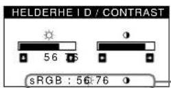 SONY GDMFW900 - Dehelderheid en het contrast instellen - 2