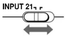 SONY GDMFW900 - Desplace el interruptor INPUT. - 1