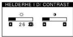SONY GDMFW900 - Dehelderheid en het contrast instellen - 1