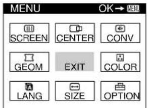 SONY GDMFW900 - Displaying the current input signal - 1