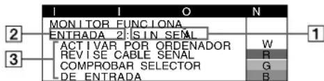 SONY GDMF520 - Mensajes en pantalla - 1