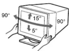 SONY GDMF520 - Gebruik van de zwenkvoet - 1