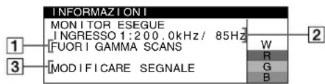 SONY GDMF520 - Se viene visualizzato il messaggio "NO SEGNALE": - 1