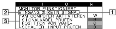 SONY GDMF520 - Bildschirmeldungen - 1