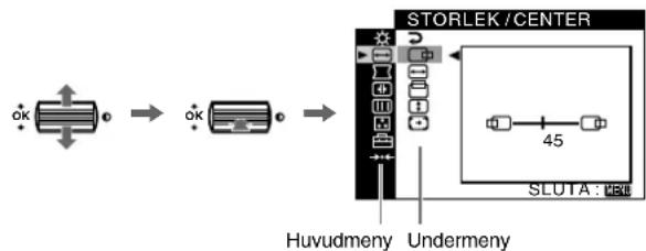 SONY GDMF520 - Anvanda menyn - 2