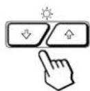 SONY GDM200PS - Appuyez sur les touches ⚙️/↑ pour sélectionner “☐ (POSITION OSD H)” ou “☐(POSITION OSD V)”. - 3