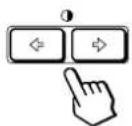 SONY GDM200PS - Press the ⚙️/↑ and ⬤←/→ buttons to select “OPTION,” and press the MENU button again. - 2