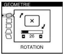SONY GDM200PS - Appuyez sur les touches ⚙↓/↑ et ⭕←/→ pour sélectionner “□ GEOM” et appuyez ensuite à nouveau sur la touche MENU. - 3