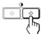 SONY GDM200PS - Press the Ⓞ → button. - 1