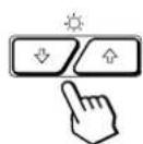 SONY GDM200PS - Press the ⬤↓/↑ and ⬤←/→ buttons to select “←SIZE,” and press the MENU button again. - 1