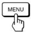 SONY GDM200PS - Appuyez sur la touche MENU. - 1