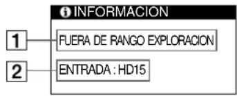 SONY GDM200PS - Mensajes de aviso - 1