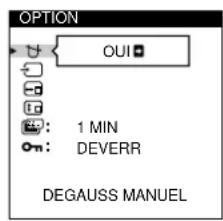 SONY GDM200PS - Appuyez sur la touche MENU. - 5