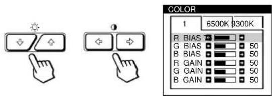 SONY GDM200PS - Fine tuning the color temperature - 1