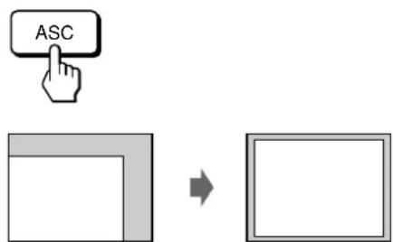 SONY GDM200PS - Réglage automatique de la taille et du centrage de l'image - 1