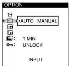 SONY GDM200PS - When "MANUAL" is selected - 5