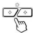 SONY GDM200PS - Press the ⚙️/↑ and ⬤←/→ buttons to select “OPTION,” and press the MENU button again. - 1