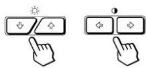 SONY GDM200PS - Appuyez sur les touches ⚙↓/↑ et ⬤←/→ pour sélectionner “ ☐ OPTION” et appuyez ensuite à nouveau sur la touche MENU. - 1