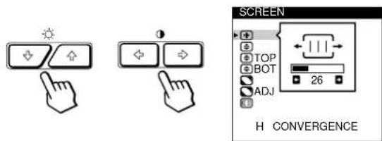 SONY GDM200PS - Press the MENU button. - 2