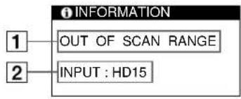SONY GDM200PS - Warning Messages - 1