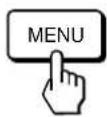 SONY GDM500PS - Press the MENU button. - 1