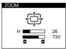 SONY GDM500PS - Using the ZOOM On-screen Display - 4