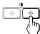 SONY GDM500PS - Press the  button. - 1
