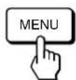 SONY GDM500PS - Pulse el boton MENU. - 1