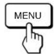 SONY GDM500PS - Press the MENU button. - 1