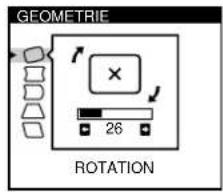 SONY GDM500PS - Appuyez sur les touches / et / pour selectionner "GEOM" et appuyez ensuite à nouveau sur la touche MENU. - 3